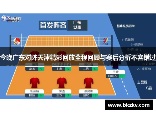 今晚广东对阵天津精彩回放全程回顾与赛后分析不容错过